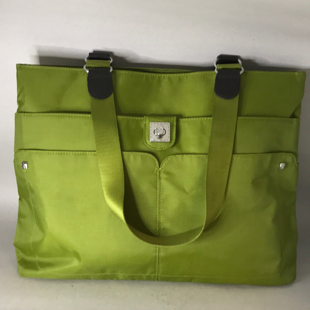 Mosey by Baggallini Lime Green Tote Bag Purse